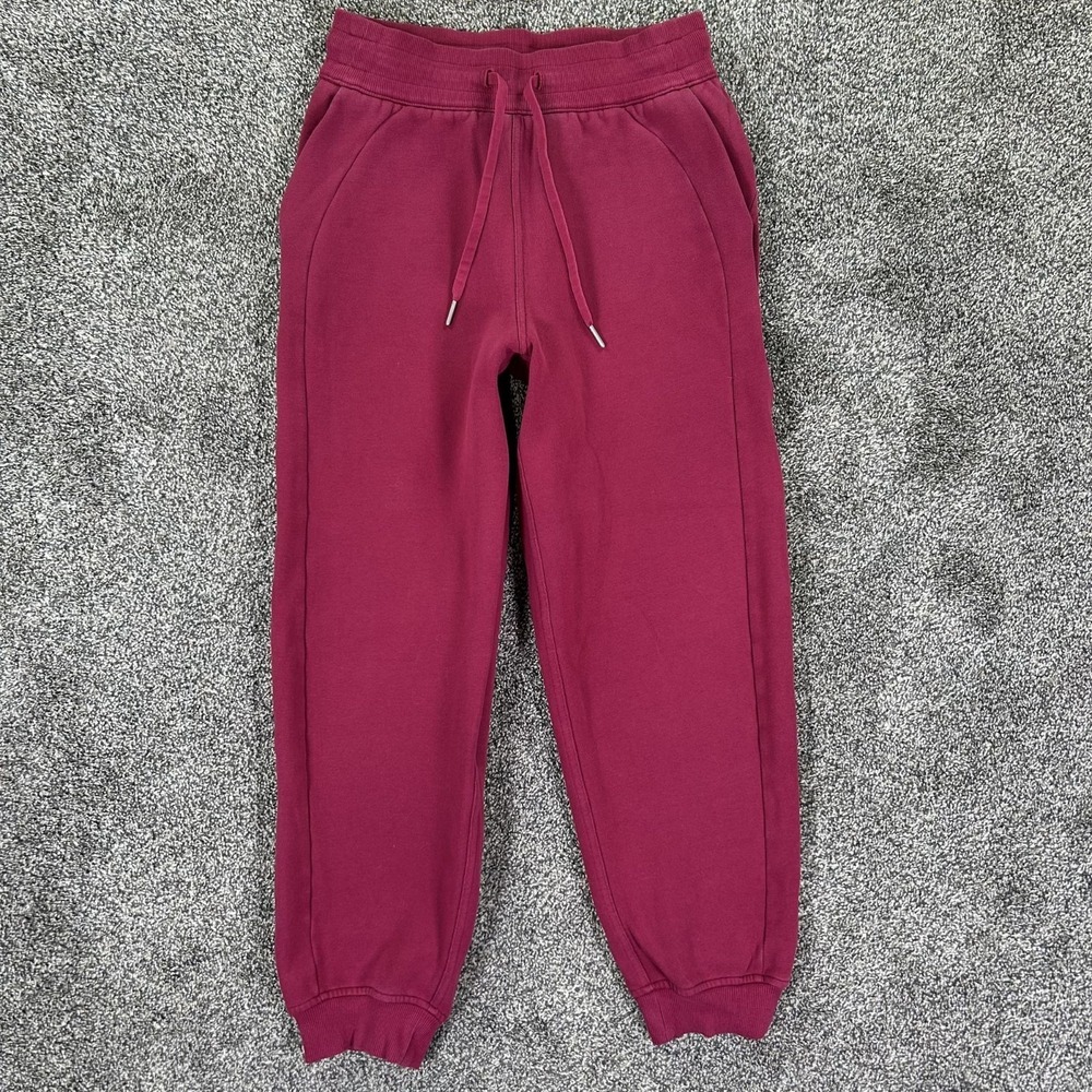 Lululemon Scuba Relaxed High-Rise Jogger Soft Raspberry Pink Sweatpants Womens 4